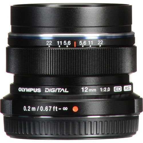 Olympus M.ZUIKO DIGITAL ED 12mm f2.0 Black - eBphotovideoMirrorless Lenses
