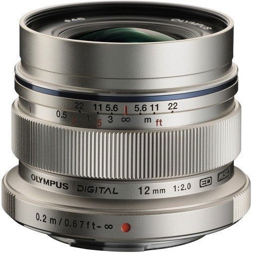Olympus M.ZUIKO DIGITAL ED 12mm f2.0 Silver - eBphotovideoMirrorless Lenses