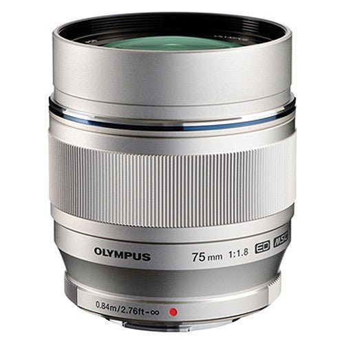 Olympus M.ZUIKO DIGITAL ED 75mm F1.8 Silver - eBphotovideoMirrorless Lenses
