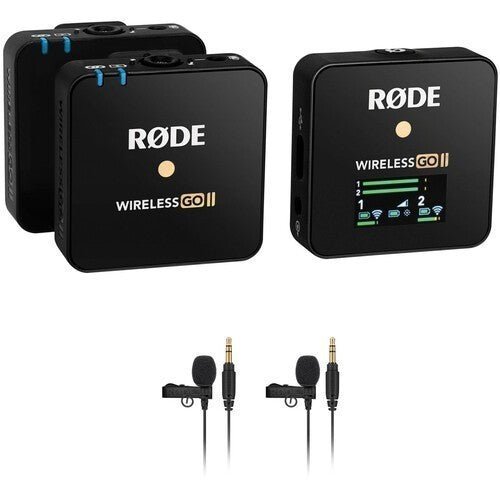 Rode Wireless GO II Dual Channel Microphone System - eBphotovideoMicrophones