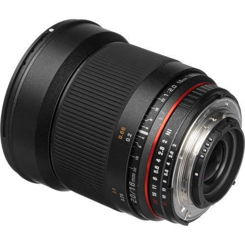 Samyang 16mm T2.6 VDSLR ED AS UMC (Nikon F) - eBphotovideoDSLR Lenses