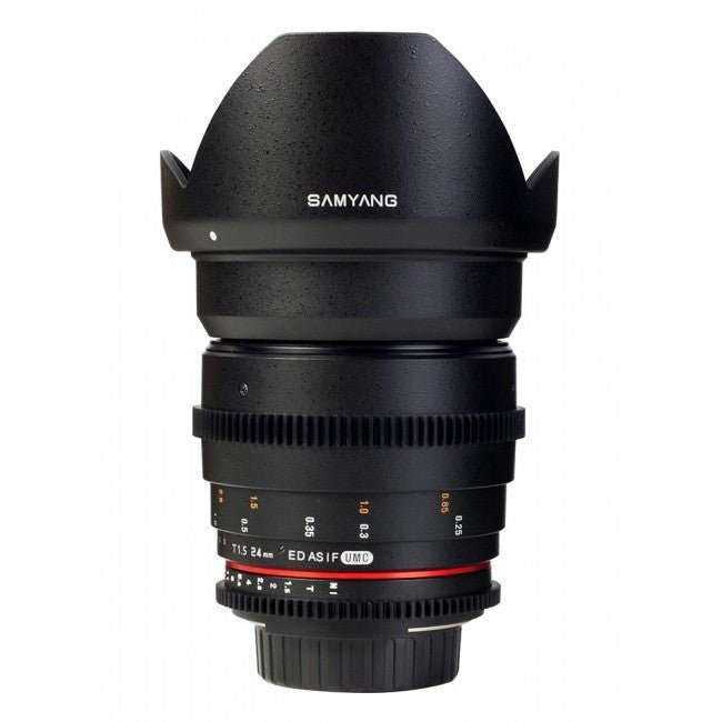 Samyang 24mm T1.5 ED AS UMC VDSLR II (Canon RF) - eBphotovideoCine Lenses
