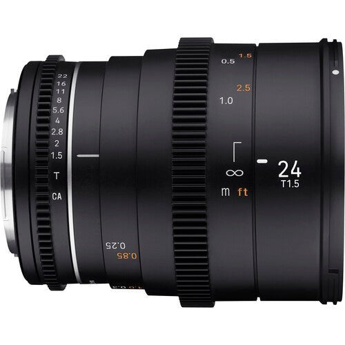 Samyang 24mm T1.5 ED AS UMC VDSLR II (Canon RF) - eBphotovideoCine Lenses