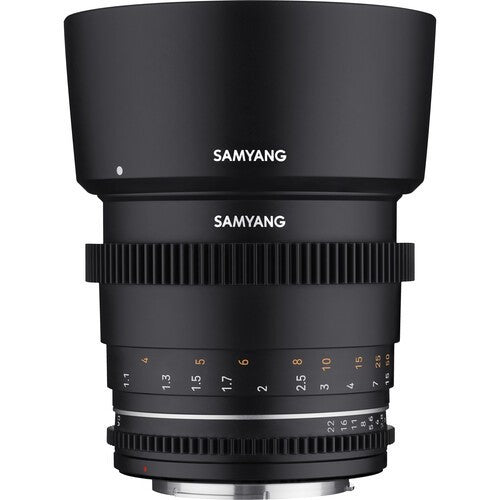 Samyang 85mm T1.5 VDSLR MK2 (Sony E) - eBphotovideoCine Lenses