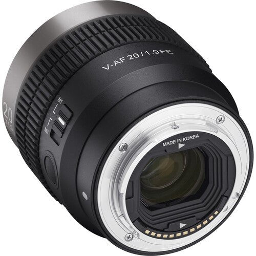 Samyang V - AF 20mm T1.9 FE (Sony E) - eBphotovideoMirrorless Lenses