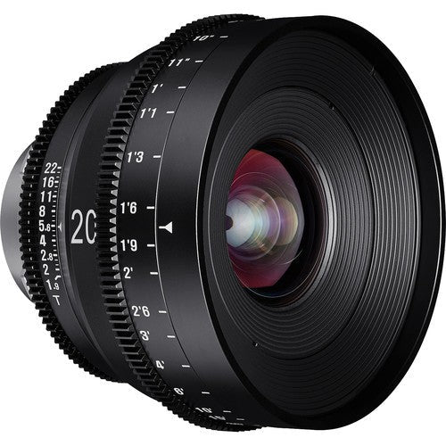 Samyang Xeen 20mm T1.9 (Sony E) - eBphotovideoCine Lenses