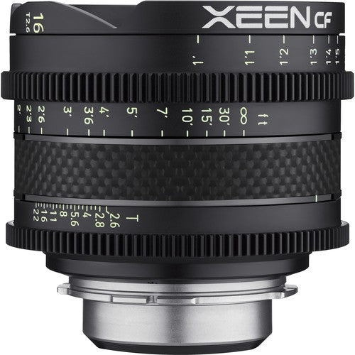 Samyang Xeen CF 16mm T2.6 (Sony E) - eBphotovideoCine Lenses