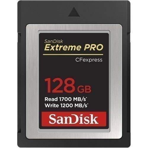Sandisk 128GB Extreme Pro CFexpress Type B 1700M/s - eBphotovideoFlash Memory Cards