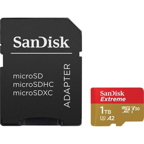 Sandisk 1TB A2 Extreme Pro 170mb/s MicroSDXC - eBphotovideoFlash Memory Cards