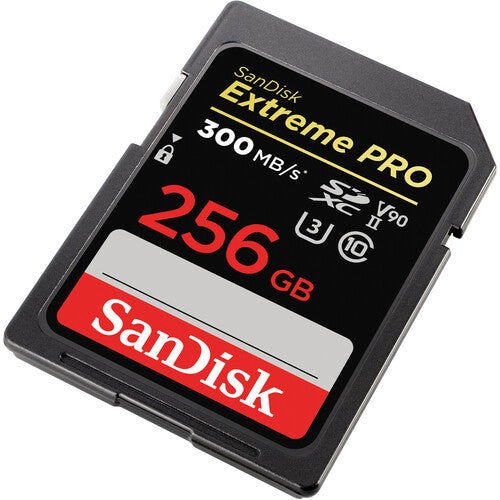 Sandisk 256GB Extreme PRO 300MB/s SDXC UHS - II - eBphotovideoFlash Memory Cards