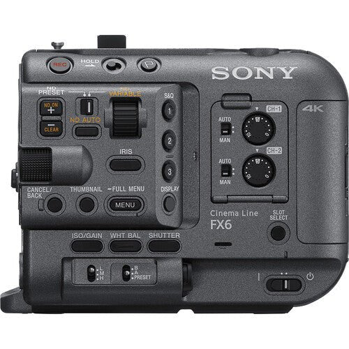 Sony ILME - FX6V Full - Frame Cinema Camera Body - eBphotovideoProfessional Video Cameras