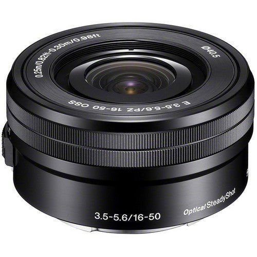 Sony E 16 - 50mm F3.5 - 5.6 PZ OSS / SEL - P1650 Mirrorless Camera lens - eBphotovideoMirrorless Lenses