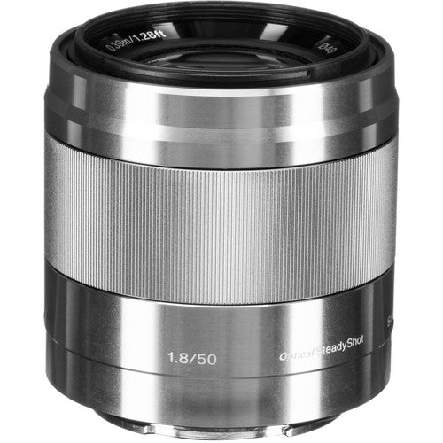 Sony E 50mm F1.8 OSS Silver (NEX) - eBphotovideoMirrorless Lenses