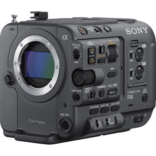 Sony ILME - FX6 Full - Frame Cinema Camera Body - eBphotovideoProfessional Video Cameras