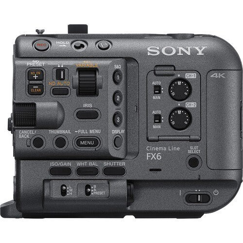 Sony ILME - FX6 Full - Frame Cinema Camera Body - eBphotovideoProfessional Video Cameras