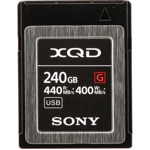Sony QD - G240F 240GB XQD 440mb/s (Write 400mb/s) - eBphotovideoFlash Memory Cards