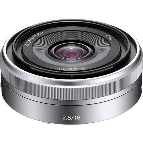 Sony SEL16F28 E 16mm F2.8 (NEX) - eBphotovideoMirrorless Lenses