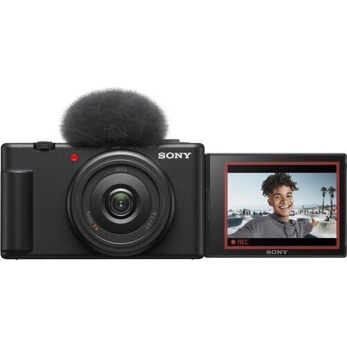 Sony Vlog camera ZV - 1F (Black) - eBphotovideoCompact Cameras