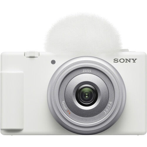 Sony Vlog camera ZV - 1F (White) - eBphotovideoCompact Cameras