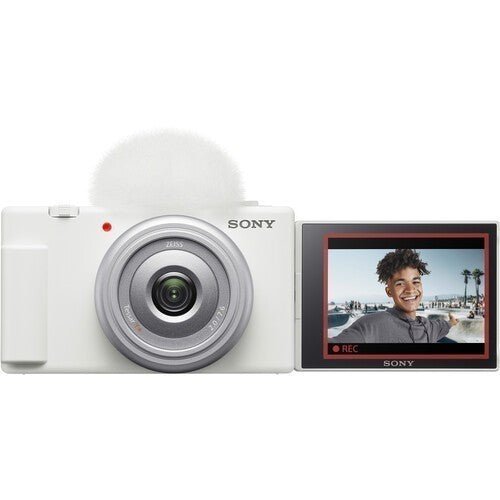 Sony Vlog camera ZV - 1F (White) - eBphotovideoCompact Cameras