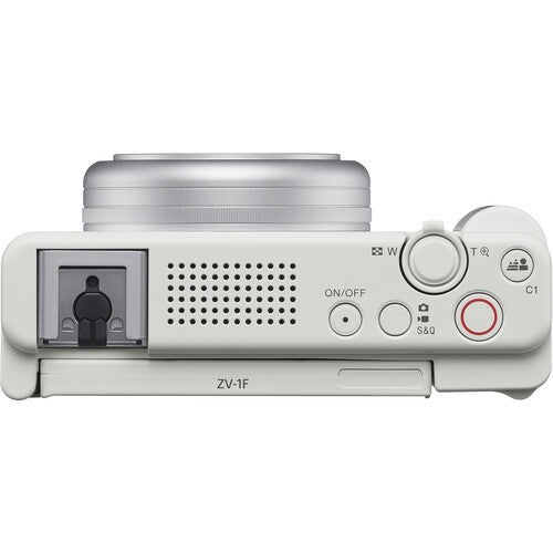 Sony Vlog camera ZV - 1F (White) - eBphotovideoCompact Cameras