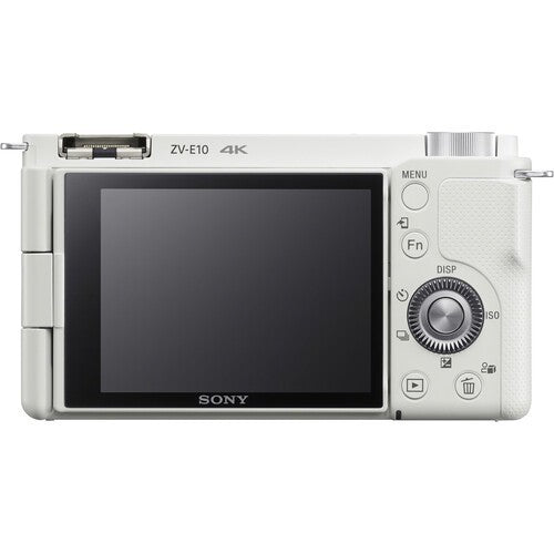 Sony ZV - E10 Body White - كاميرات eBphotovideoMirrorless