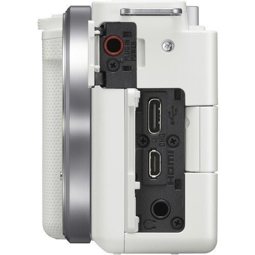 Sony ZV - E10 Body White - كاميرات eBphotovideoMirrorless