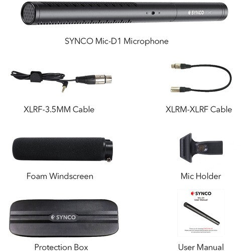 Synco D1 Shotgun Microphone - eBphotovideoMicrophones