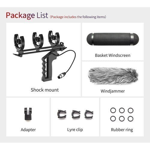 Synco WIND KT8 Windshield Kit - eBphotovideoMicrophone Accessories