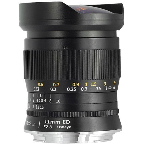 TTArtisan 11mm F2.8 Fisheye (EOS R) Black (A02R) - eBphotovideoMirrorless Lenses
