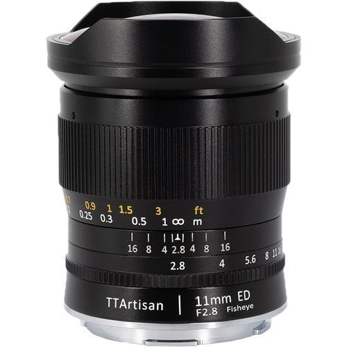 TTArtisan 11mm F2.8 Fisheye (L mount) Black (A02L) - eBphotovideoMirrorless Lenses