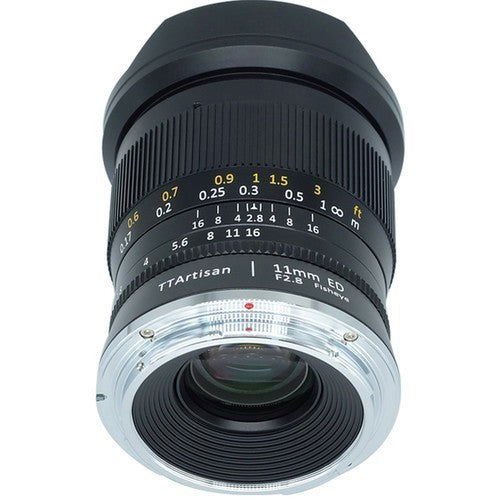TTArtisan 11mm F2.8 Fisheye (Nikon Z) Black (A02Z) - eBphotovideoMirrorless Lenses