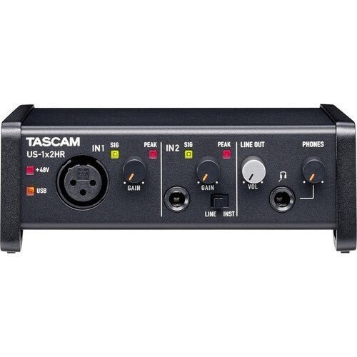 Tascam US - 1x2HR Desktop 2x2 Audio Interface - eBphotovideoAudio Mixers