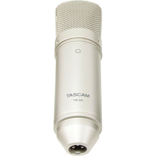 Tascam TM-80 Condenser Microphone (Silver)