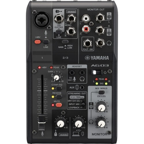 Yamaha AG03 MK2 Live Streaming Mixer