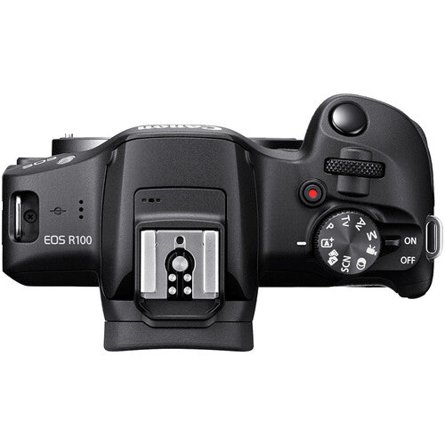 مجموعة السفر Canon EOS R100 (18 - 45) - eBphotovideoكاميرات بدون مرايا