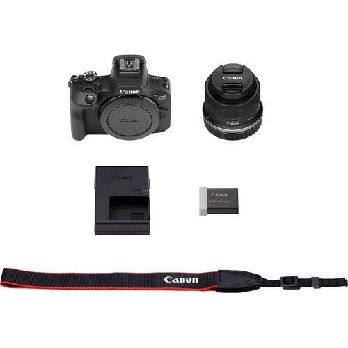 مجموعة السفر Canon EOS R100 (18 - 45) - eBphotovideoكاميرات بدون مرايا