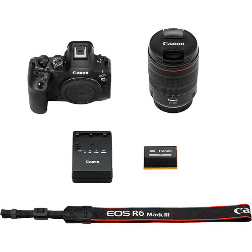 مجموعة كاميرا كانون EOS R6 III (RF 24-105 F4L)