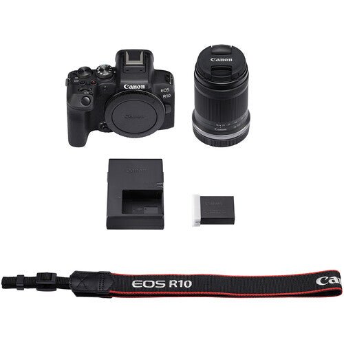طقم Canon EOS R10 (18 - 150) (مع محول) - كاميرات eBphotovideoMirrorless