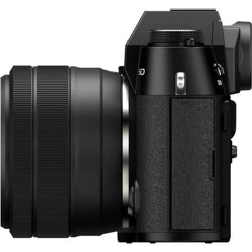 Fujifilm X-T50 Mirrorless Camera with 15-45mm Lens - Black