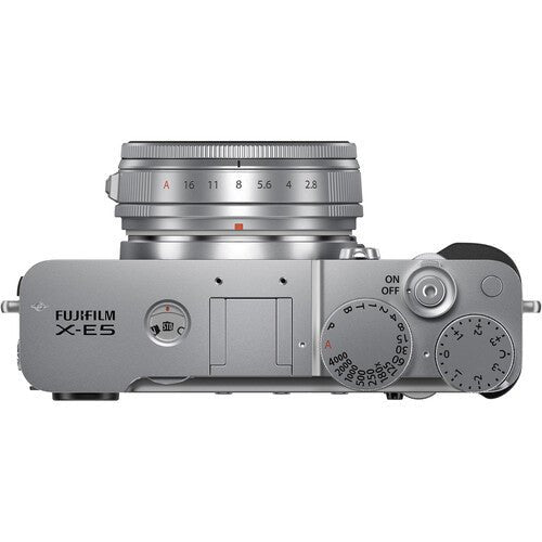 Fujifilm X - E5 kit (23mm f2.8 R WR) Silver - eBphotovideoMirrorless Cameras