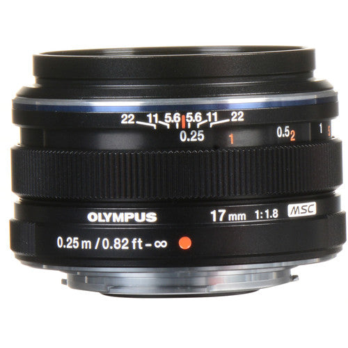 نظام OM M.Zuiko Digital 17mm F1.8 II (أسود)