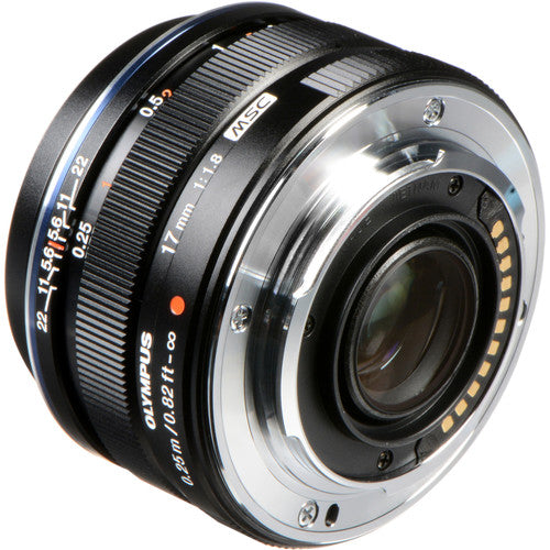 نظام OM M.Zuiko Digital 17mm F1.8 II (أسود)