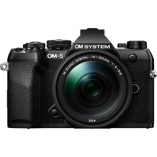 OM System OM - 5 Mark II Kit (14 - 150 II) Black - eBphotovideoMirrorless Cameras