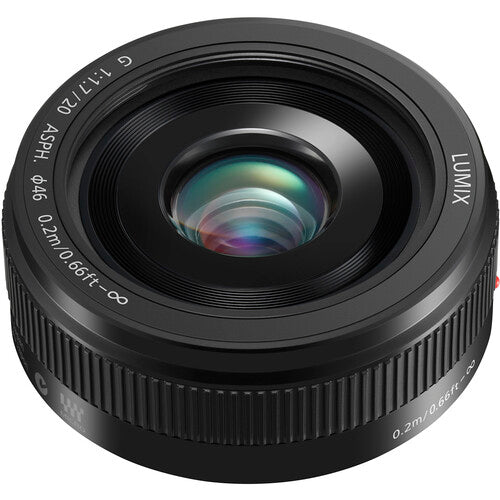 Panasonic Lumix G 20mm/ F1.7 II Asph Black