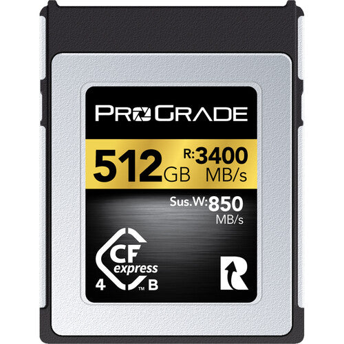 ProGrade Digital 512GB CFexpress 4.0 Type B Gold - eBphotovideo