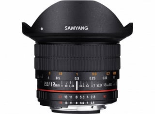 Samyang 12mm T3.1 VDSLR ED AS NCS Fisheye (Canon) - eBphotovideo -  - 