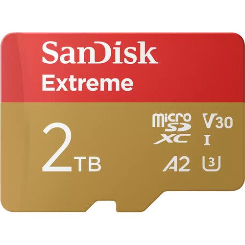 Sandisk 2TB A2 Extreme 240MB/s MicroSDXC - eBphotovideoFlash Memory Cards