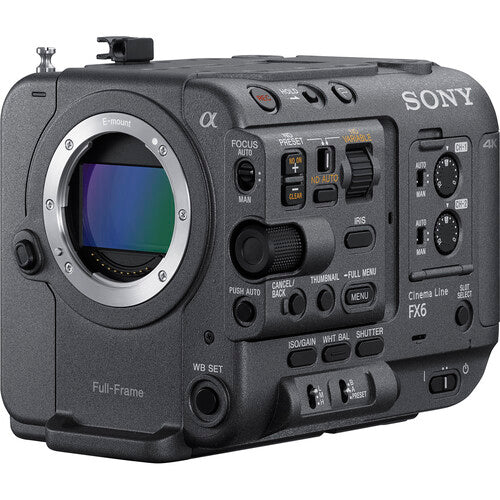 Sony ILME - FX6V Full - Frame Cinema Camera Body - eBphotovideoProfessional Video Cameras