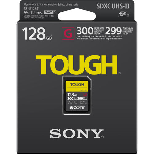 Sony SF-G128T صعبة 128GB 300MB/S SDXC UHS-II